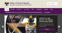 Desktop Screenshot of grandrapidsscottishrite.com